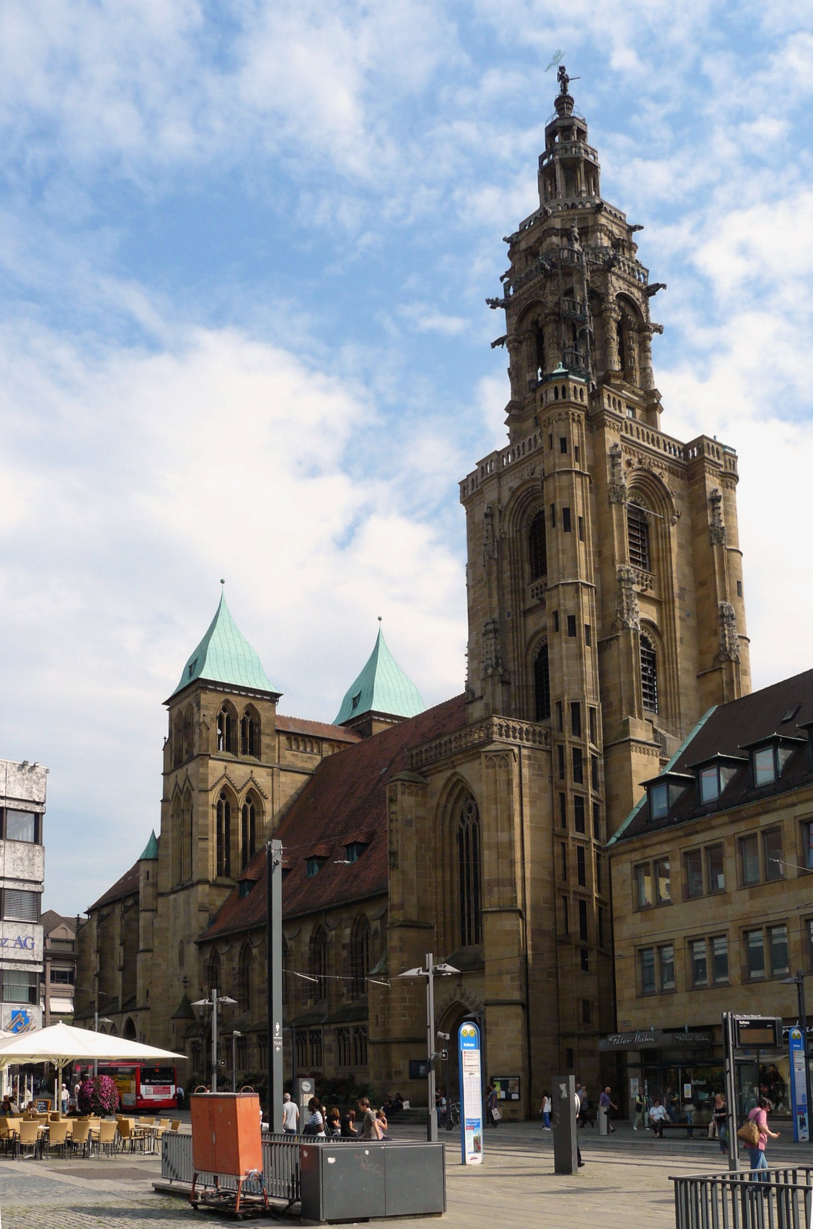 Kilianskirche Heilbronn mit gotischem Westturm